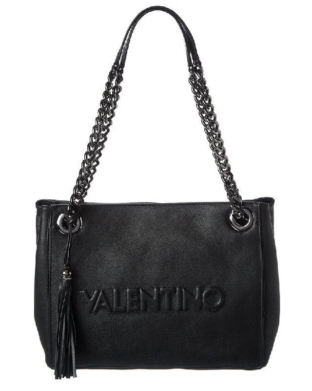 Valentino by Mario Valentino Luisa Embossed Leather Shoulder Bag