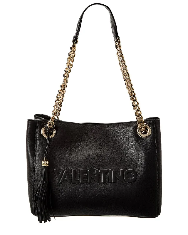 Valentino by Mario Valentino Luisa Embossed Leather Shoulder Bag