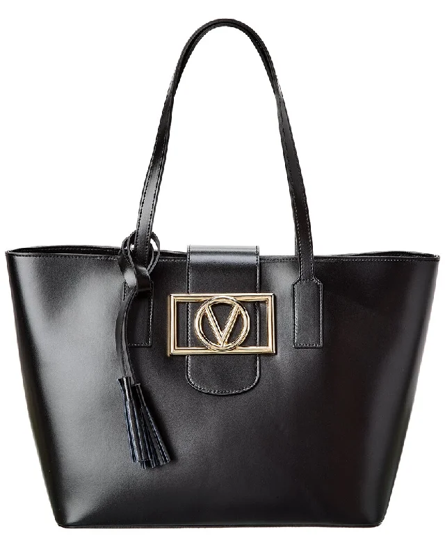 Valentino by Mario Valentino Marion Super V Leather Tote