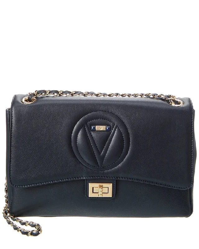 Valentino by Mario Valentino Posh Signature Leather Shoulder Bag