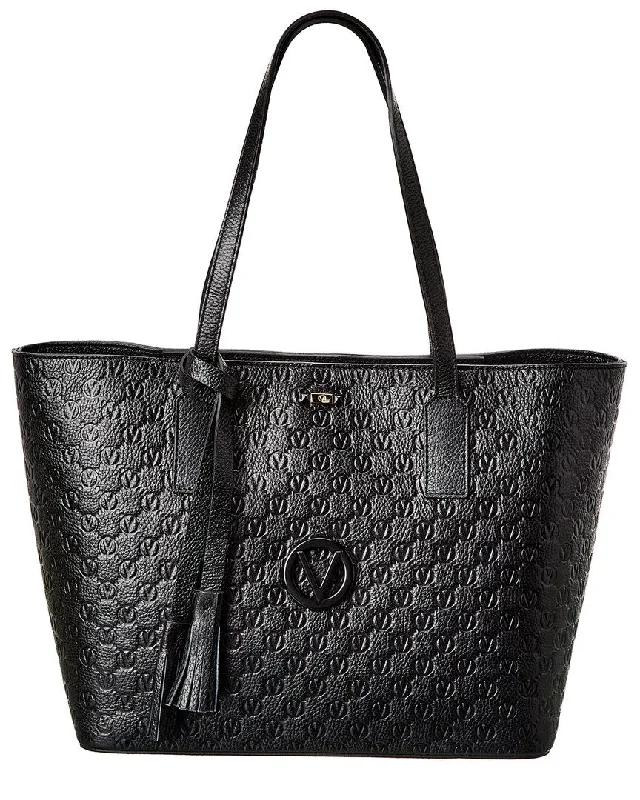 Valentino by Mario Valentino Soho Dollaro Monogram Leather Tote