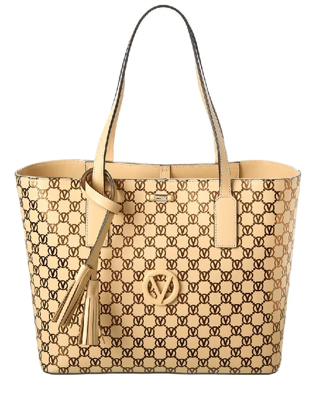 Valentino by Mario Valentino Soho Monogram Leather Tote