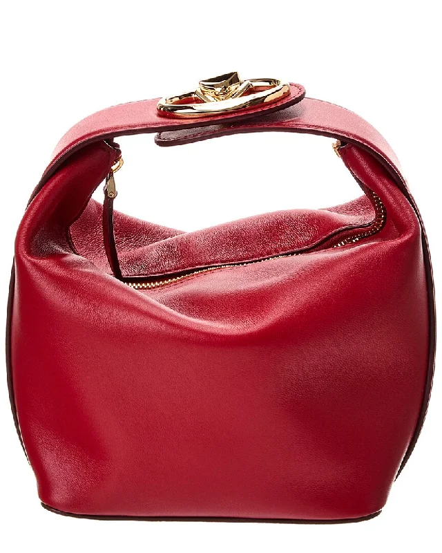 Valentino VLogo Mini Leather Top Handle Bag