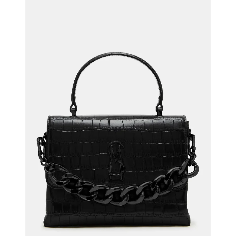 Worsh Crocodile Bag Black